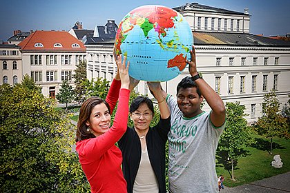 Internationale Studierende an der Uni Halle (Foto: Michael Deutsch)